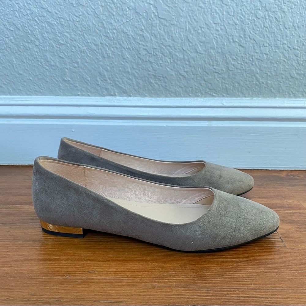 BRAND NEW Oriental Traffic gray ballerina flats size 38